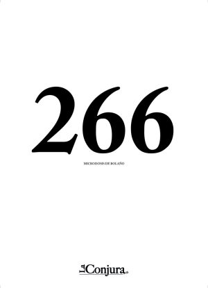 Tapa de 266 microdosis de Bolaño