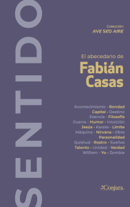 Sentido, el abecedario de Fabián Casas