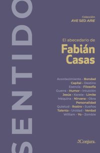 Tapa de Sentido, el abecedario de Fabián Casas